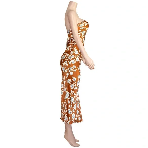 BEC & BRIDGE Moon Dance Maxi Dress, Blossom Print, 2 (US) - Picture 9 of 11